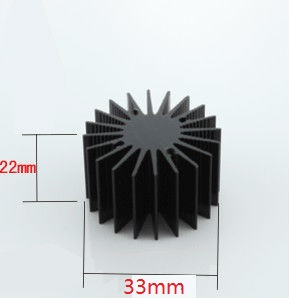 33mm*22mm High Power LED Oxide Alluminum Heatsink Suitable for 3W LED