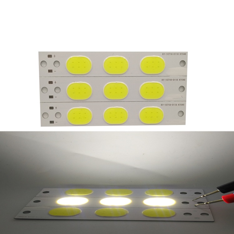 3.6W LED COB Light Module 107*18mm DC 3V White 