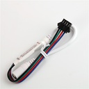 5-24V 4A*3CH RF Wireless RGB Mini Controller DC Female with Remote for LED Strip Light