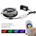 5050 LED Strip RGB / RGBW / RGBWW 5M 300LEDs Neon Tape Light + 2.4 G Remote Controller + DC 12V 3A Power Adapter