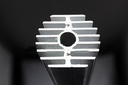 50mm Diameter Aluminum Heatsink Oblateness Sunflower Type