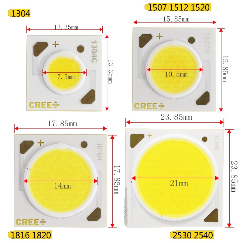 CREE CXA2530 1304 1507 1512 1816 1820 COB LED  Emitter Warm Neutral White