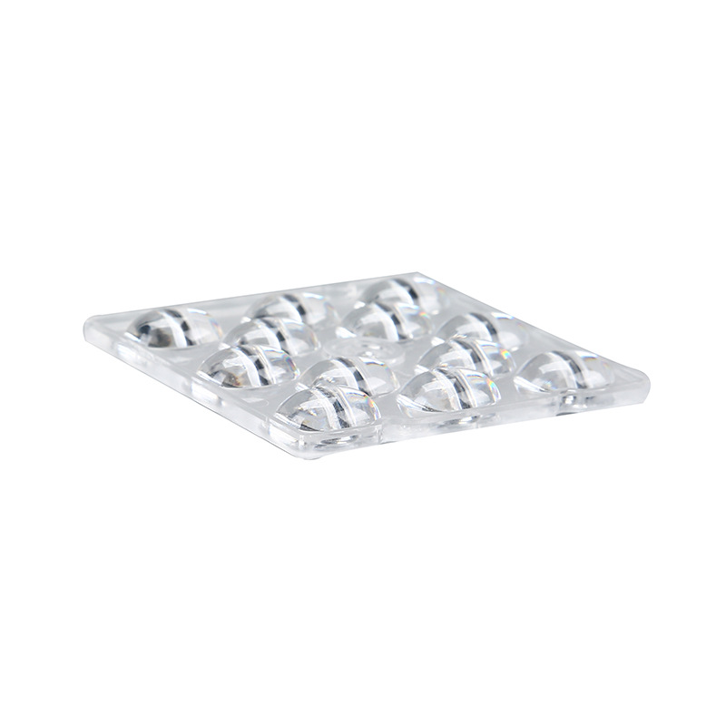 50x50mm LED Module Lens 12pcs LEDs 145-65° For SMD 3030