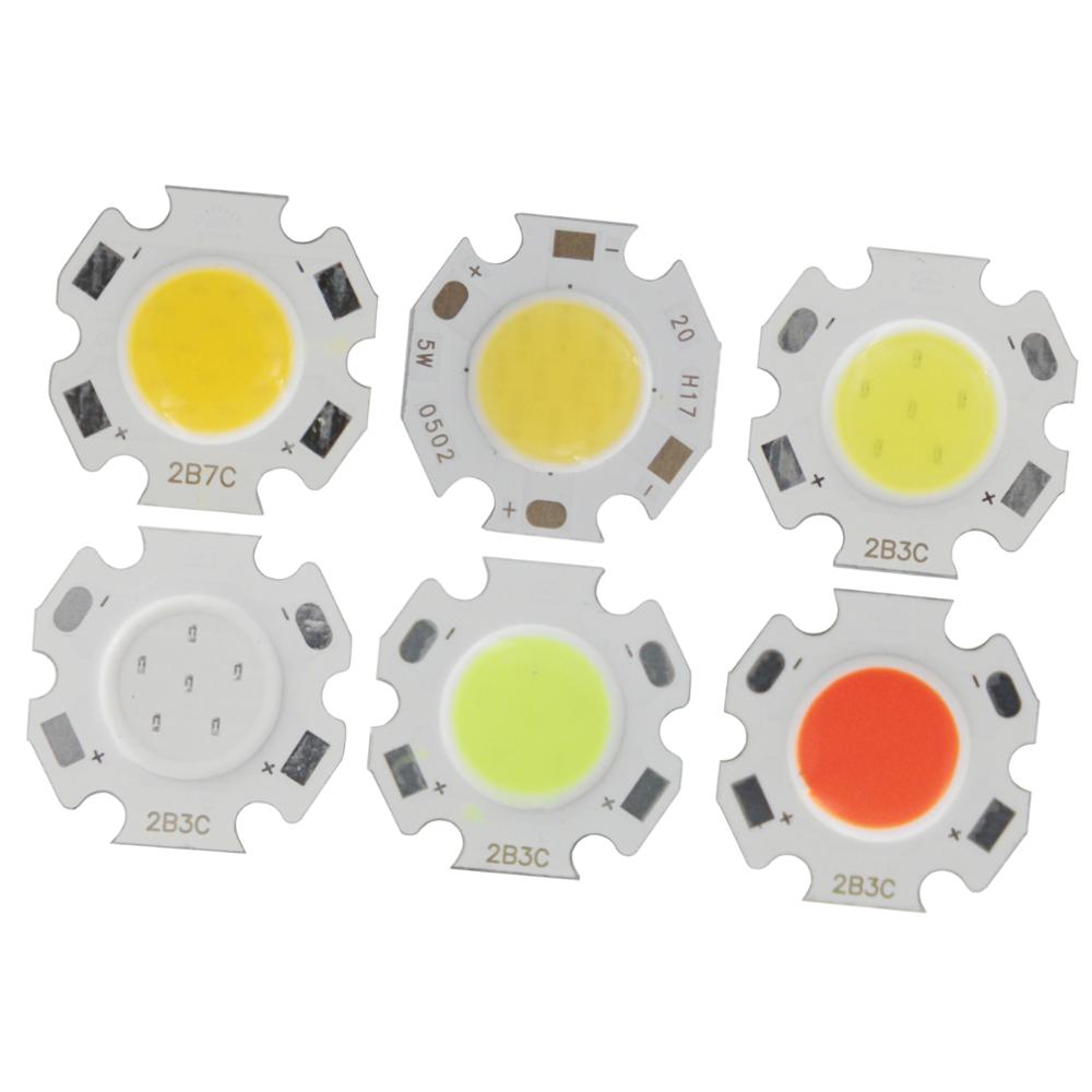 3W 5W 7W 10W 20/11mm Round COB LED light Aluminum LED Light Source Module 