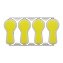 4W Gourd Shape Led Cob Light Source 12V DC White 6500K