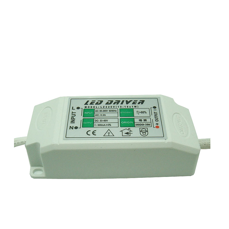 300mA LED Constant Current Driver for 1W Power LED 4-36*1W AC85-265V Input Isolated Power Adapter