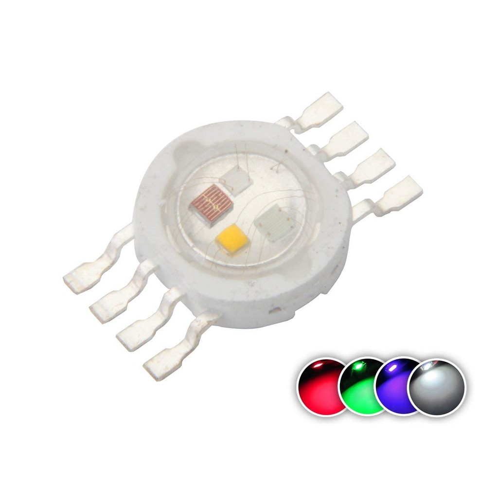 3W High Power LED RGB 4 Pin 6 Pin