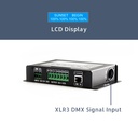 4-Channel DMX512 Input Signal Programmable LED Timer Dimmer Aquarium Controller for LED Strip Pixel Light Lamp Bulbs