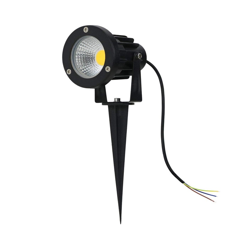 5W AC110V/220V DC12V Mini LED Floodlight LED Lawn Light Spike Type