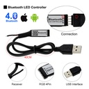 5V 5050 SMD RGB Bluetooth USB LED Strip TV Background Lighting with Bluetooth Controller