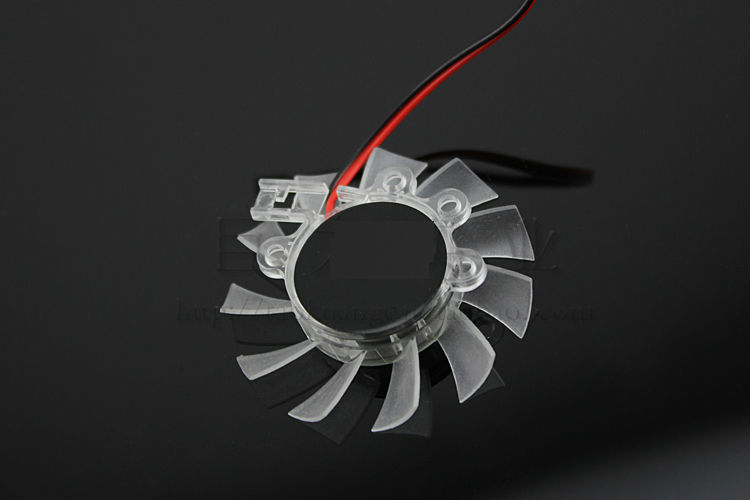 55mm Video Card Silent Fan LED Heatsink DC12V