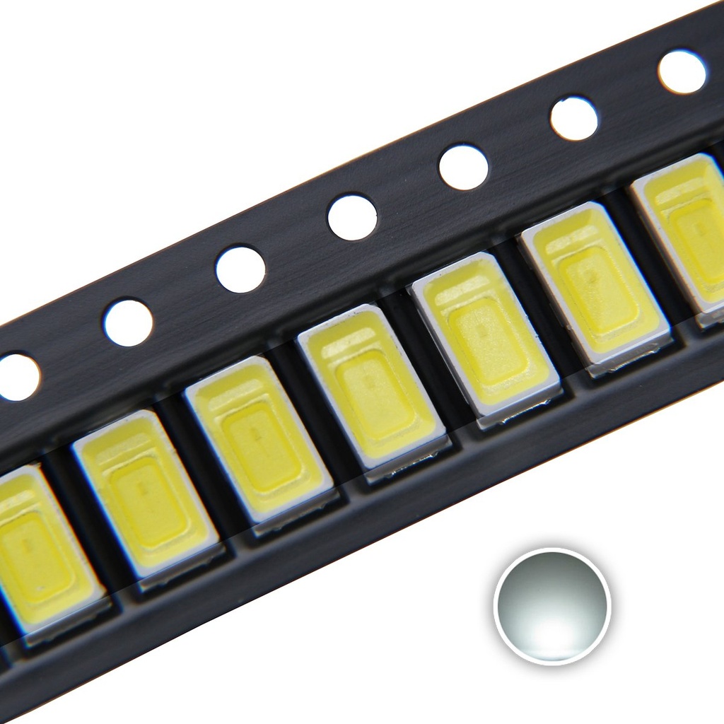 5730 (5630) SMD LED Diode Lights Chips Emitting White/Red/Green/Blue/Yellow/Purple/Pink 