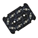 6LEDs 86*59mm/9LEDs 88*59 Aluminum Base Plate Heat Sink Board for Road light Floodlight Wall Lamp