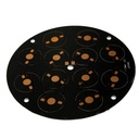 6LEDs/7LEDs/9LEDs/12LEDs Black Aluminum Base Plate PCB Board