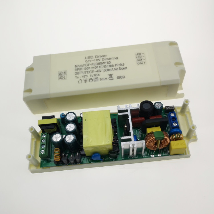 60W 0-10V Dimmable Constant Current Driver