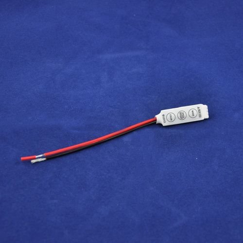 8-16V 2A 3 Channel LED Mini RGB Controller with RED & Black Wire