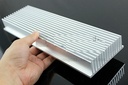 95*30mm Rectangular Aluminum Heatsink Comb Plate