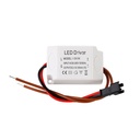 6W 450mA LED Dimmable Constant Current Driver 110V/220V Input Non-isolated Power Adapter