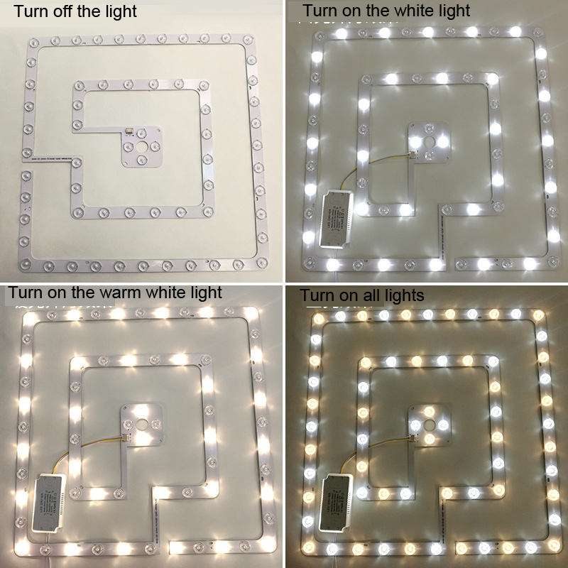 72W 96W Ceiling Lamp LED Light Source Module with Lens labyrinth Shape