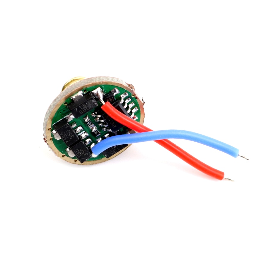 7135 x 8/6 /4 /3 Chip 17mm Driver Board Circuit Board for T6/U2/XML2/XPL LED 18650 flashlight with Mode Memory