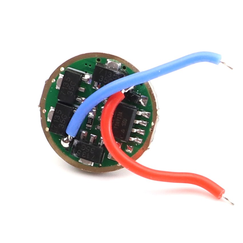 7135 x 8/6 /4 /3 Chip 17mm Driver Board Circuit Board for T6/U2/XML2/XPL LED 18650 flashlight with Mode Memory