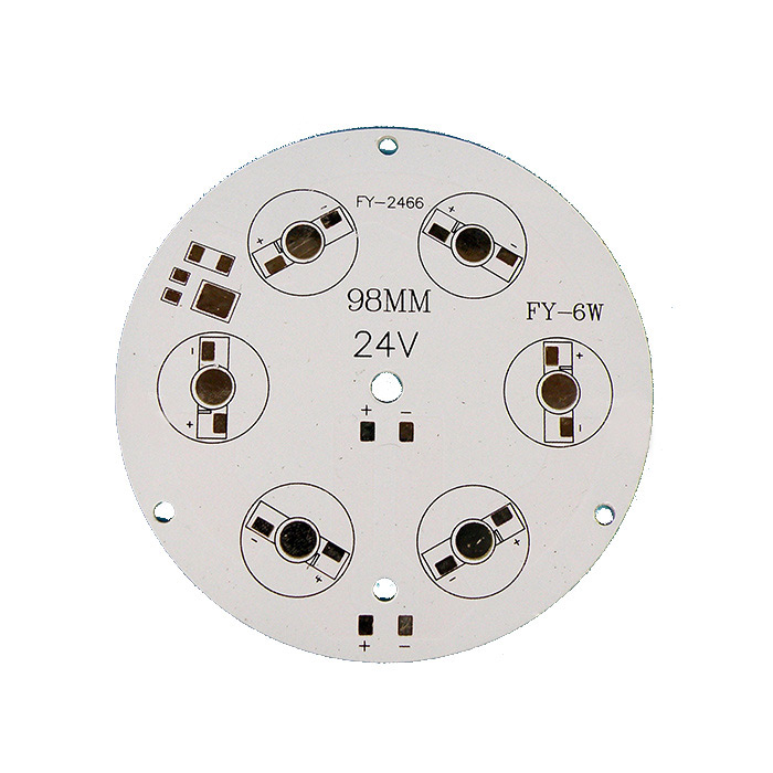 6W/12W/18W/24W/36W DC24V LED Aluminum Base Plate PCB Board for Solar Spotlight