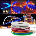 6x12mm 12V Neon LED Strip Light SMD2835 120LED/M Outdoor Decorative Flexible Light