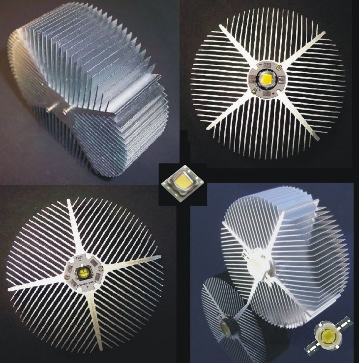 90mm*30mm High Power LED Alluminum Heatsink Suitable for 10W LED