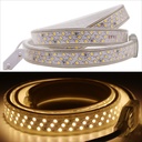 AC 220V 2835 SMD LED Flexible Strip 276LEDs/m Three Row/Plum Blossom Shape Emitting White/Warm White/Blue