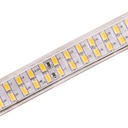 AC 220V 5730 SMD Double Row LED Flexible Strip 240LEDs/m Emitting White/Warm White/Blue