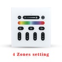 AC100~240V 2.4G RF RGBW Wall Mounted Smart Touch Panel Remote