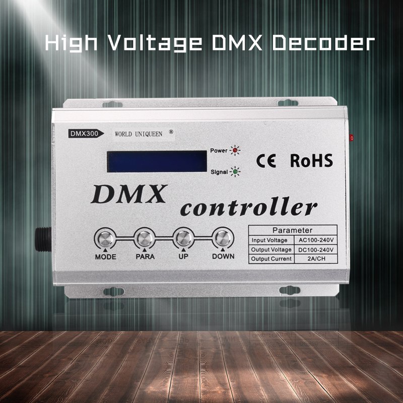 AC100-240V 3*2A High Voltage DMX Controller w/LCD Display