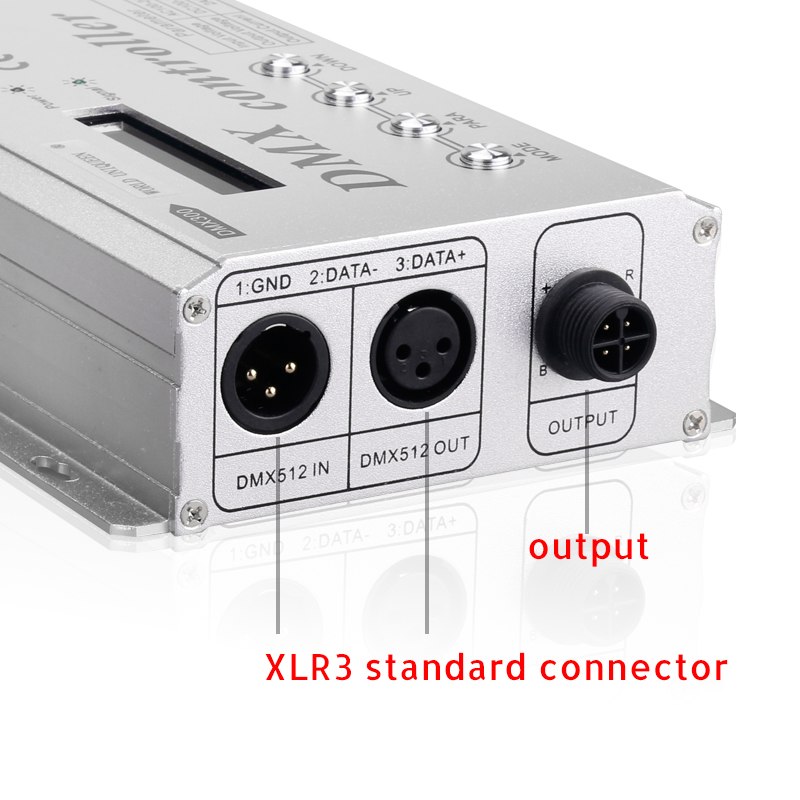 AC100-240V 3*2A High Voltage DMX Controller w/LCD Display