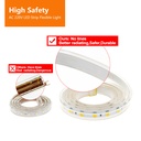 AC220V LED Strip 5050 High Safety High Brightness Flexible LED Light 60 LEDs/m IP67 Waterproof LED Strip Light