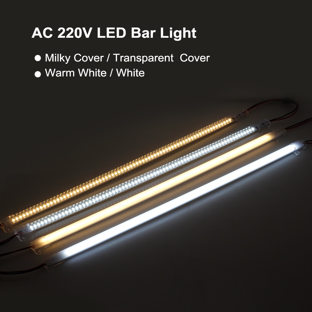 AC220V SMD 2835 Rigid LED Light Bars 50cm 72LEDs High Brightness Strip