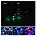 DC12V 6803 IC SMD 5050 RGB Dream Magic Color LED Strip 30LED/M