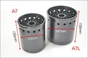 A7 Series LED Cylindrical Shell Kit Heatsink Sets for Aquarium Light