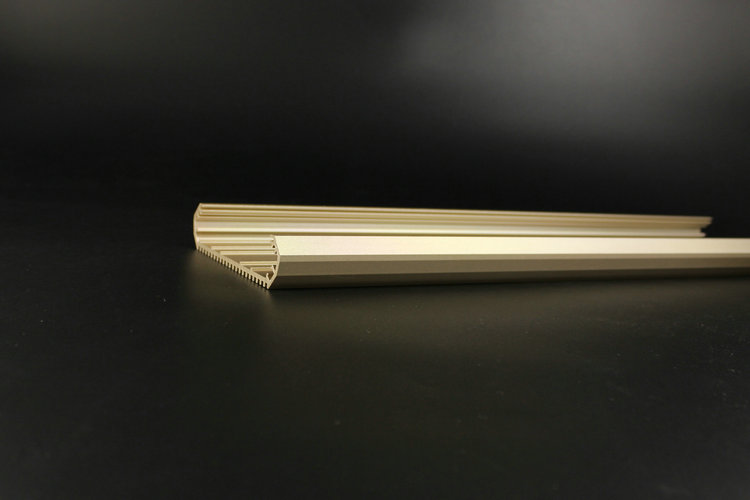 T6 Series Aluminum Heatsink Profile Oxidized Golden Special for Aquarium Light