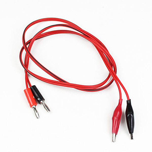 Alligator Testing Cord Lead Clip to Banana Plug for Multimeter Test 1M