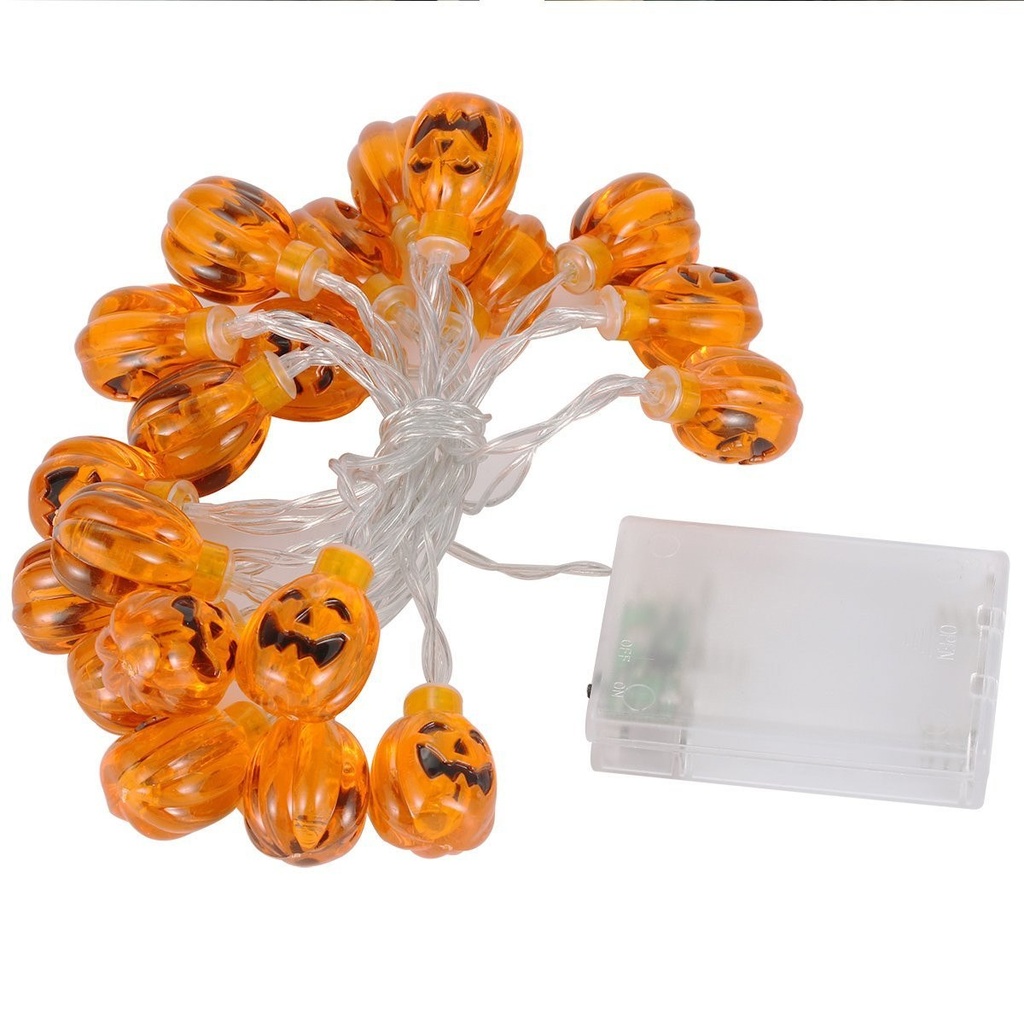 Battery Powered LED Halloween Pumpkin Light String 1.5M/2M/3M/4M/5M