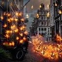 Battery Powered LED Halloween Pumpkin Light String 1.5M/2M/3M/4M/5M