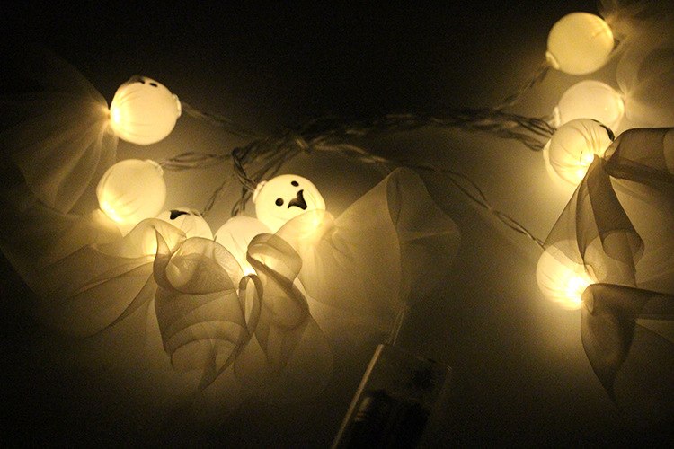 Battery Powered LED Halloween Grimace Light String 1.5M/2M/3M/4M/5M/10M