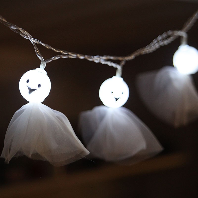 Battery Powered LED Halloween Grimace Light String 1.5M/2M/3M/4M/5M/10M