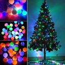 Battery Powered LED Ball Light String Remote Control 5M/10M 8 Modes