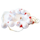 Battery Powered LED Christmas Snowman Light String 1.5M/3M/4.5M