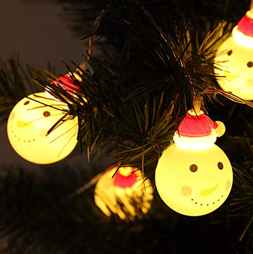 Battery Powered LED Christmas Snowman Light String 1.5M/3M/4.5M