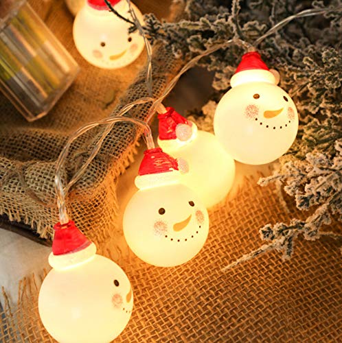 Battery Powered LED Christmas Snowman Light String 1.5M/3M/4.5M