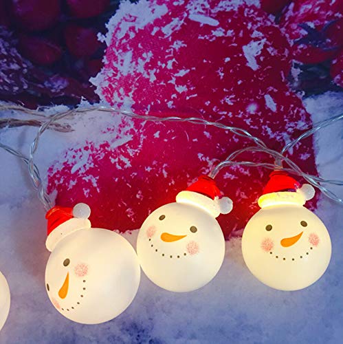 Battery Powered LED Christmas Snowman Light String 1.5M/3M/4.5M