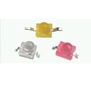 F1.8/1.8MM Diffused Horizontal Butterfly LED Lamps Emitting Orange/Red/Yellow/Green/Jade-Green/Blue/White