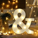 Battery Powered LED Letter/Numeric Shape Novelty Fairy Light